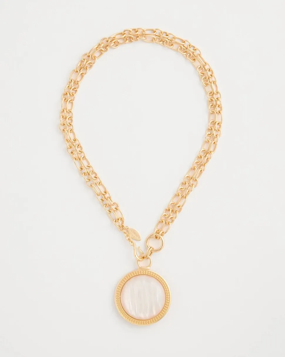 Reversible Swan Pendant Necklace