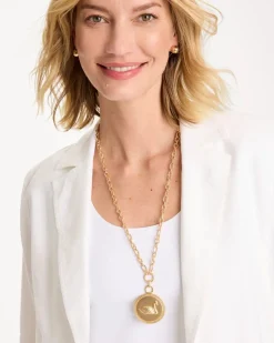 Reversible Swan Pendant Necklace
