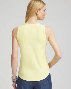 Ribbed High-Neck Tank