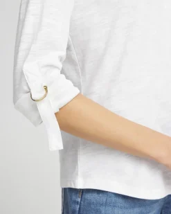 Ring Detail Henley Top