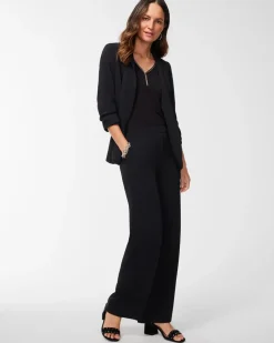 Ruched Sleeve Blazer