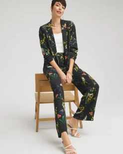 Ruched Sleeve Blazer