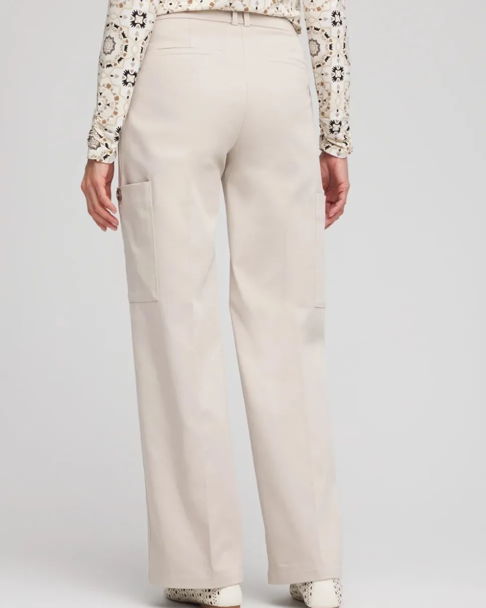 Sateen Cargo Pants