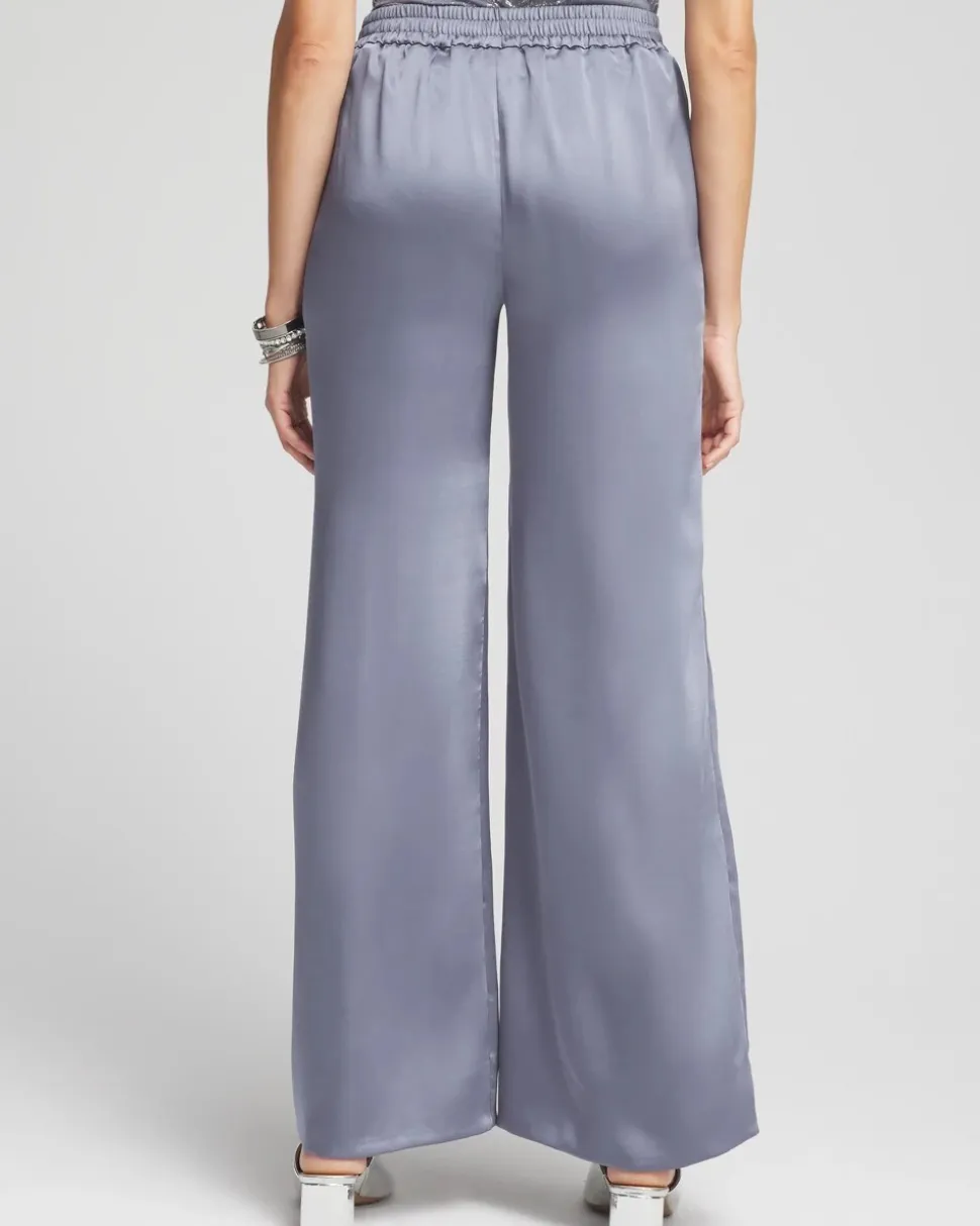 Satin Wide Leg Pants