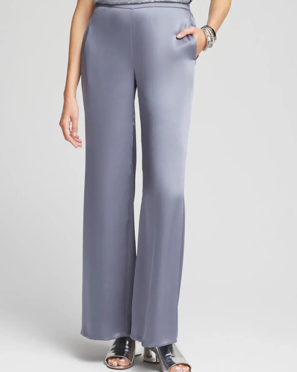 Satin Wide Leg Pants