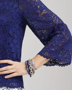 Scalloped Hem Lace Top