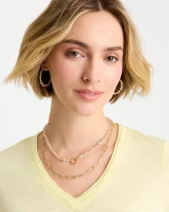 Sea Foam Multi-Strand Convertible Necklace
