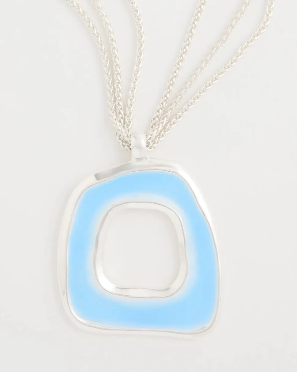 Sea Glass Inspired Pendant Necklace