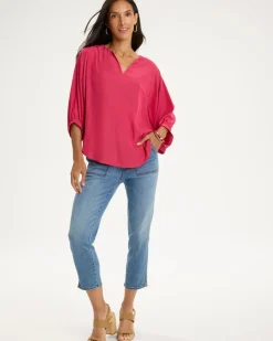 Sea Island Batwing Sleeve Blouse