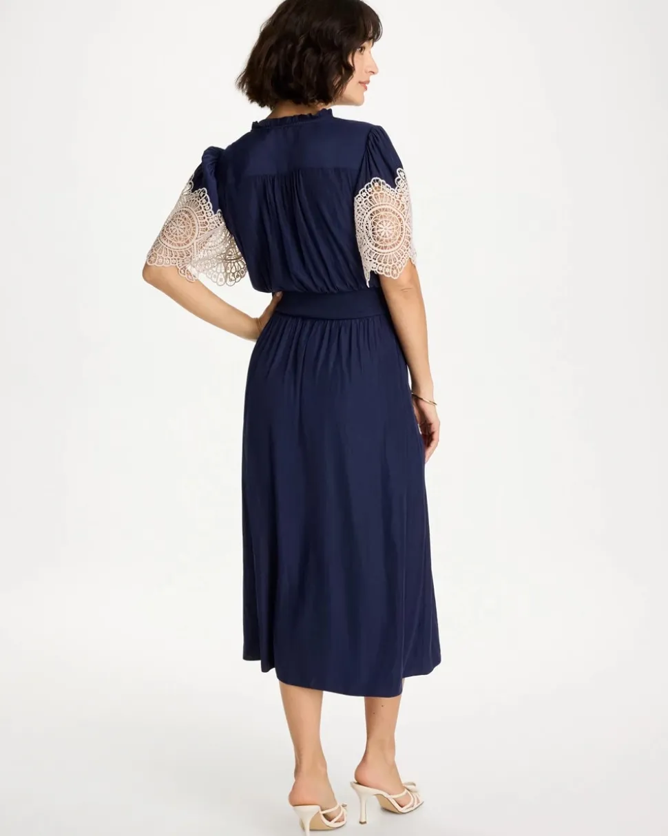Sea Island Crinkled Midi Dress