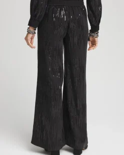 Sequin Wide Leg Pants