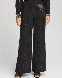 Sequin Wide Leg Pants