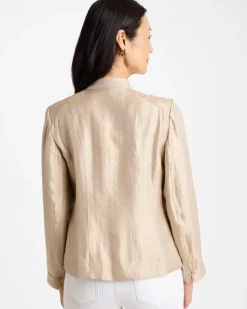 Sheen Stand Collar Jacket