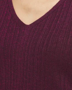 Shimmer Ribbed Sweater Tank