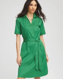 Shirttail Hem Popover Dress
