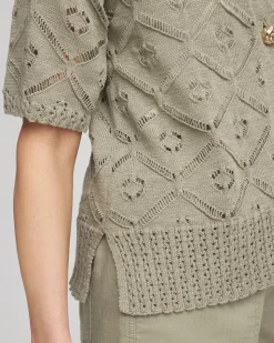 Short Button-down Cardigan