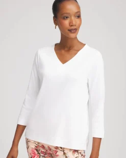 Short Pima 3/4 Sleeve Tee