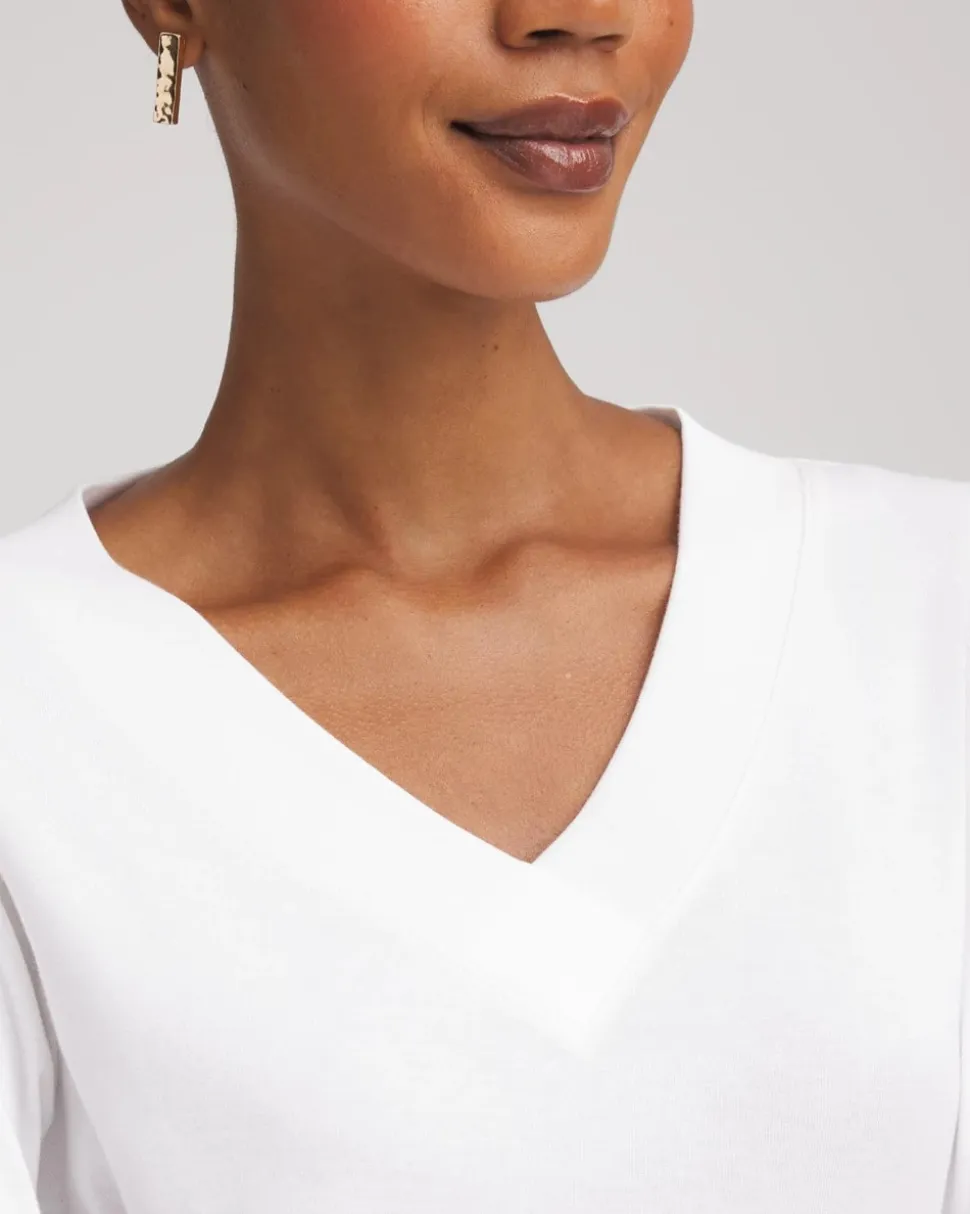Short Pima 3/4 Sleeve Tee