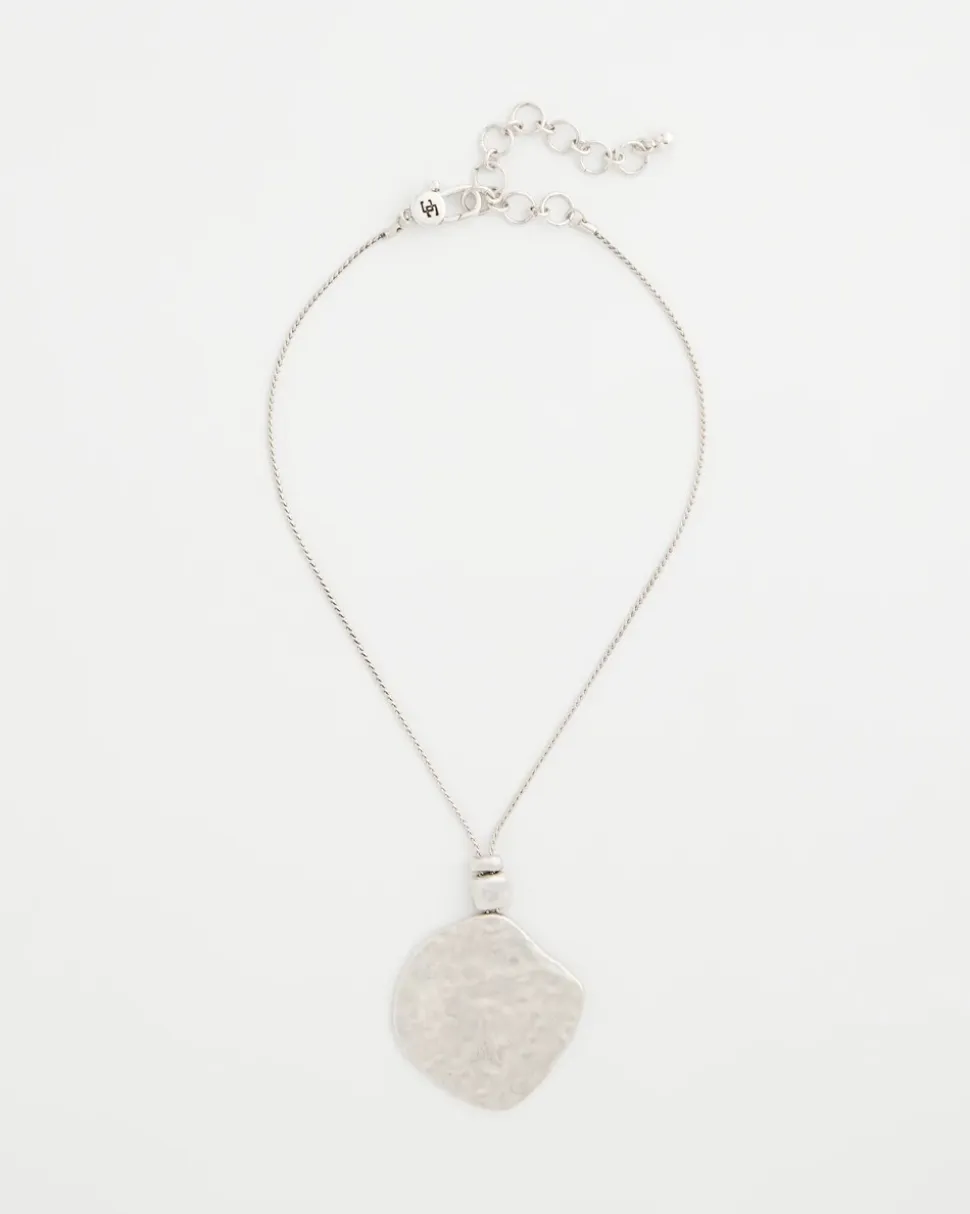 Short Silver Pendant