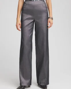 Silver Brigitte Wide Leg Pants