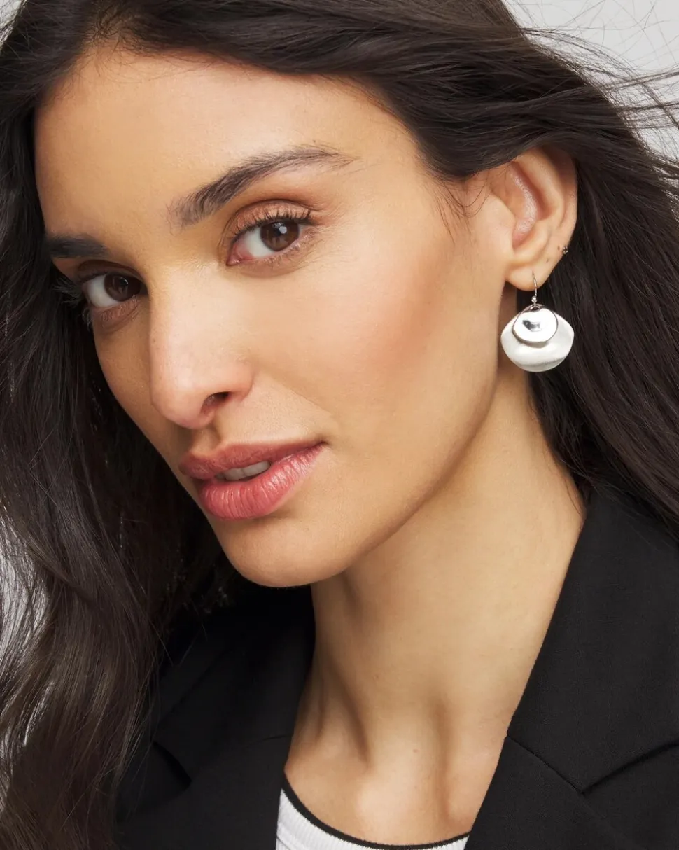 Silver Drop Earrings