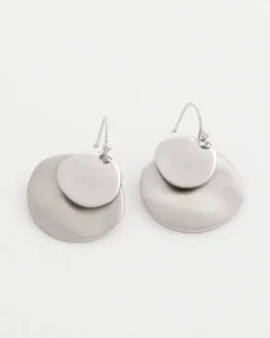 Silver Drop Earrings