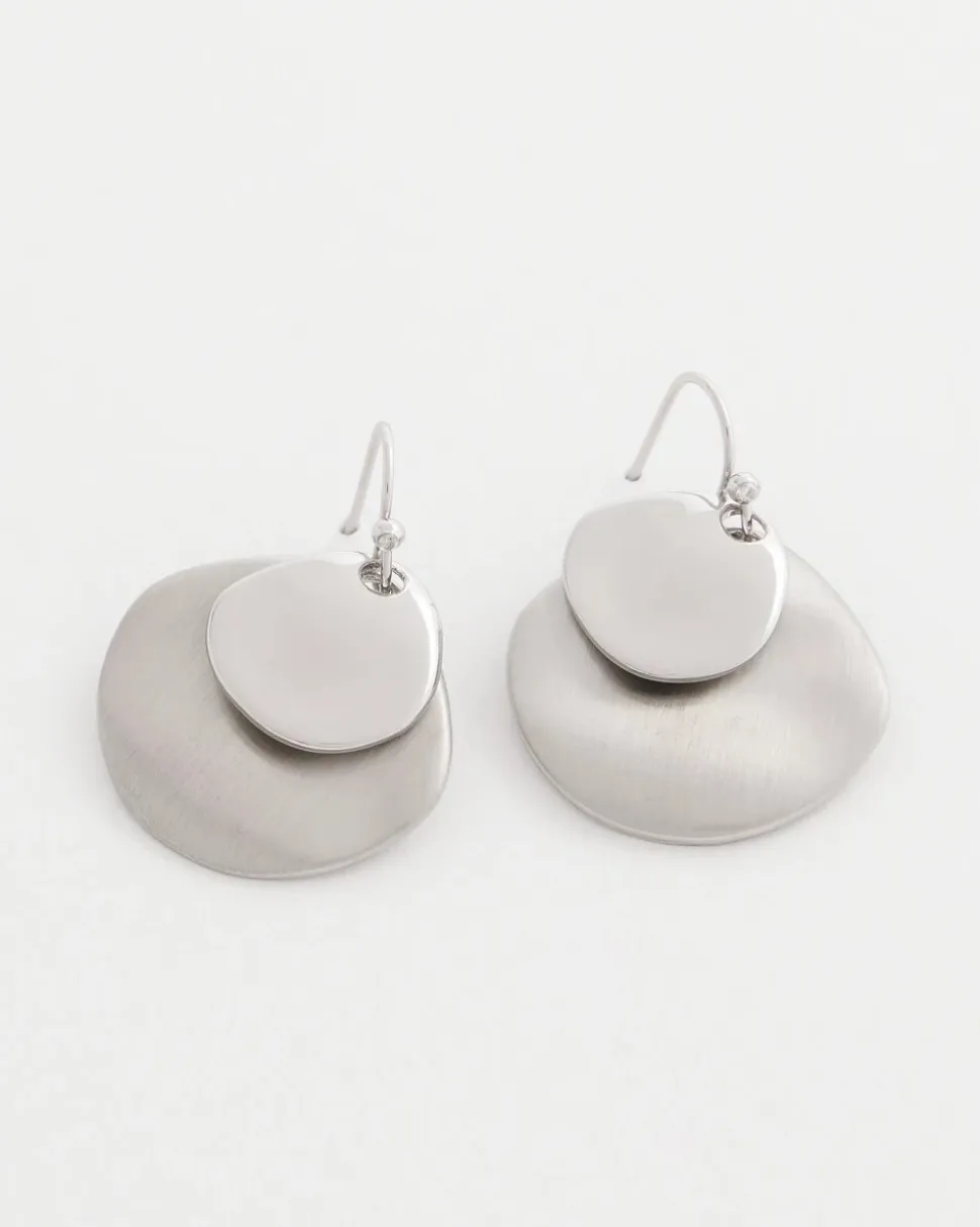 Silver Drop Earrings