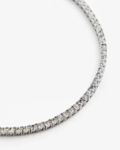 Silver Tennis Necklace