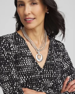 Silver Tennis Necklace