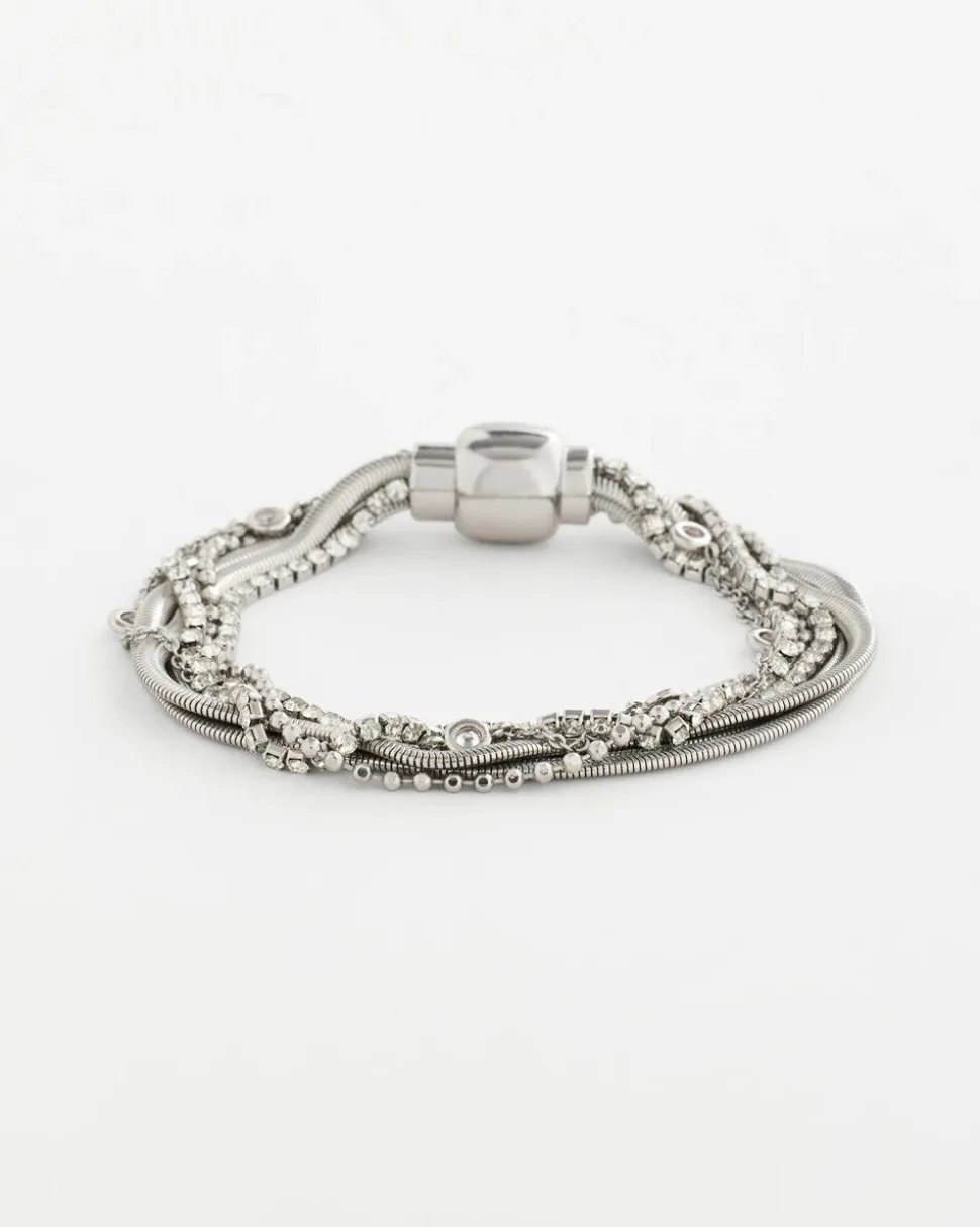 Silvertone Multistrand Bracelet
