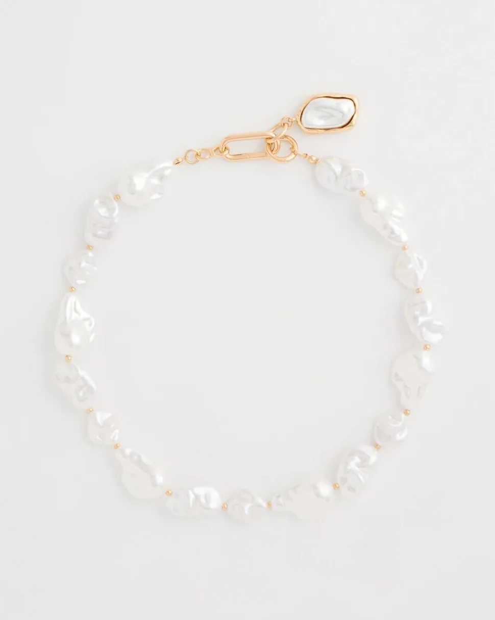 Siren Faux Pearl Y-Necklace