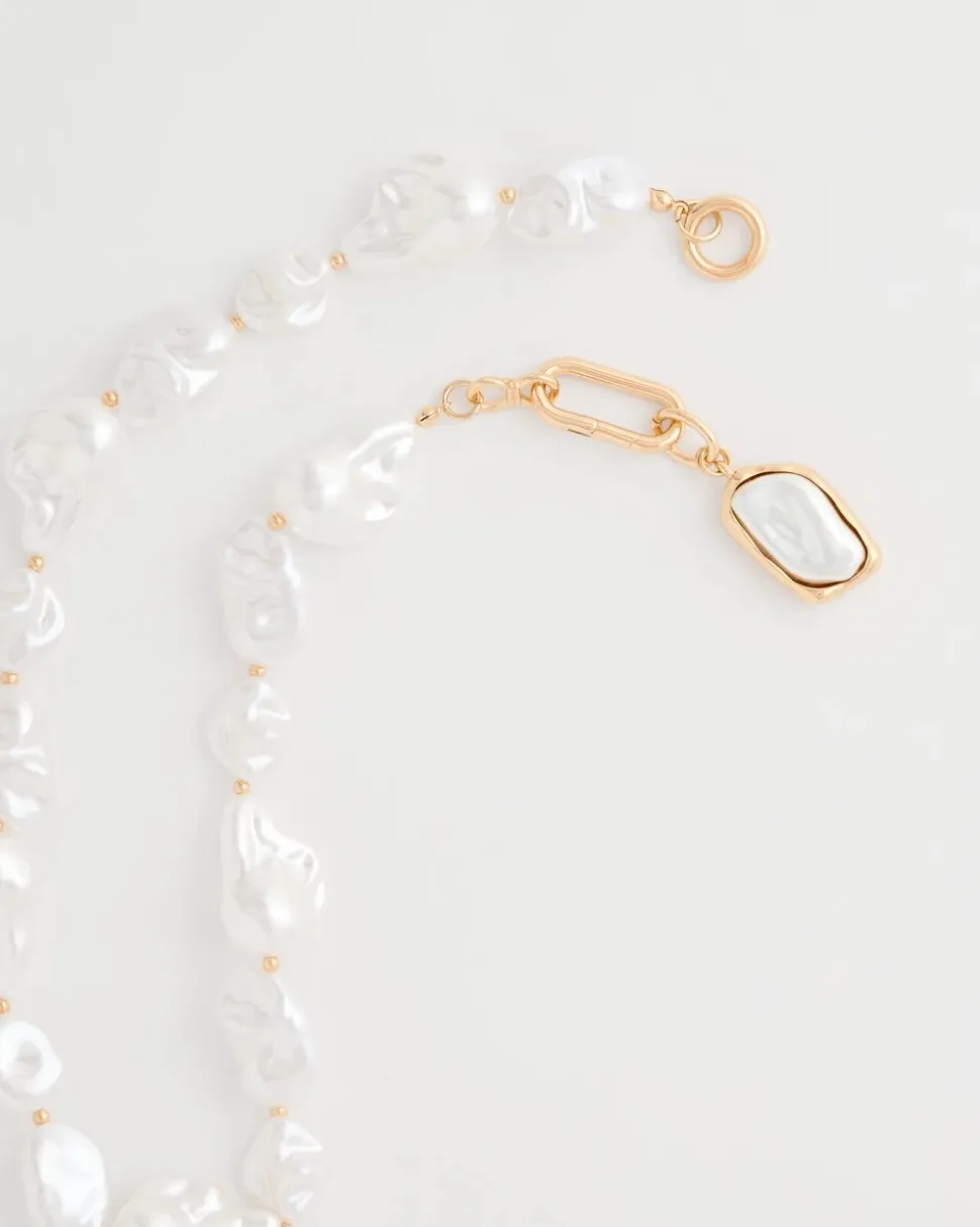 Siren Faux Pearl Y-Necklace
