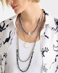 Siren Pendant Layered Necklace
