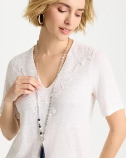 Siren Teardrop Pendant Necklace
