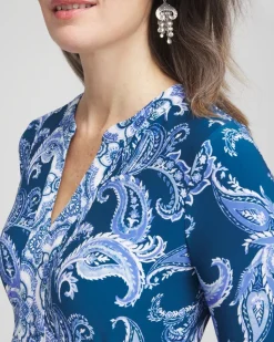3/4 Sleeved Jersey Maxi Dress