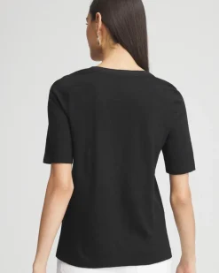 Slub Elbow-Sleeve Tee