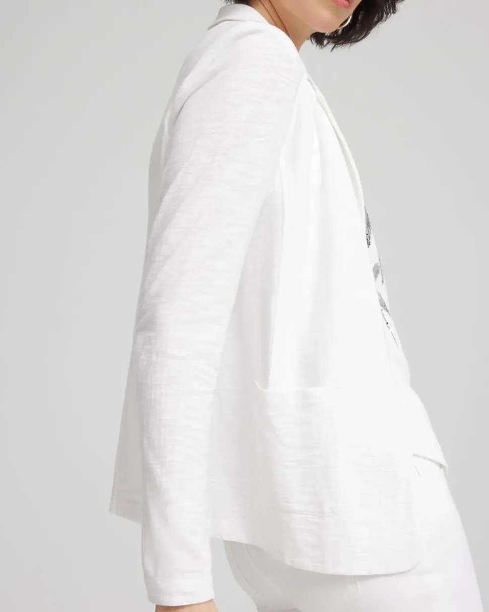 Slub Knit Blazer