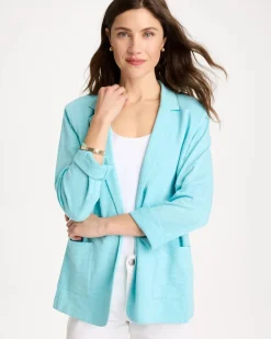 Slub Knit Blazer