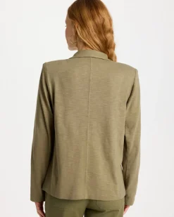 Slub Knit Blazer
