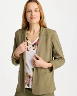 Slub Knit Blazer