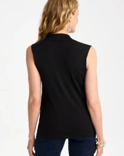 Soft Stretch Tie Neck Tank