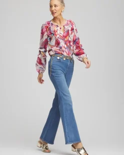 So Slimming® High Rise Flare Jeans