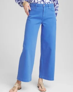 So Slimming® High-Rise Wide Cropped Jeans