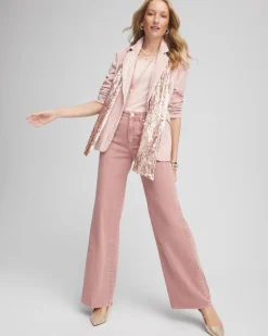 So Slimming® High Rise Wide Leg Jeans