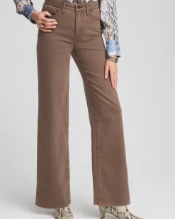 So Slimming® High Rise Wide Leg Jeans