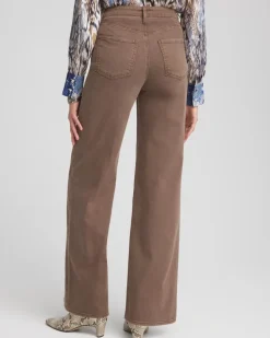 So Slimming® High Rise Wide Leg Jeans