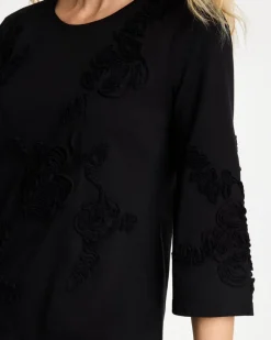 Soutache Elbow Sleeve Tee