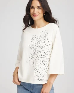 Soutache Embroidered Wildflower Top