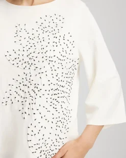 Soutache Embroidered Wildflower Top