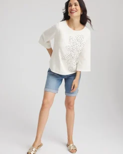 Soutache Embroidered Wildflower Top